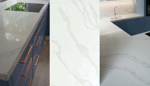 Calacatta Classic Kwarcogranit - Kwawrcogranitowe blaty kuchenne MEUStone Kamieniarstwo Bielsko-Biała
