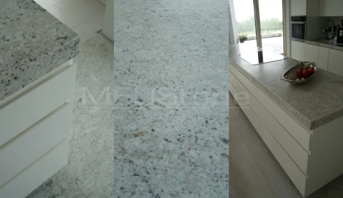 Colonial White Granit Satyna - Granitowe blaty kuchenne MEUStone Kamieniarstwo MEUStone Bielsko-Biała