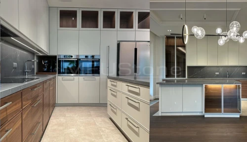 In-Side Pietra Piasentina Grigio Laminam Spiek - Blaty kuchenne ze spieku kwarcowego MEUStone Kamieniarstwo Bielsko-Biała