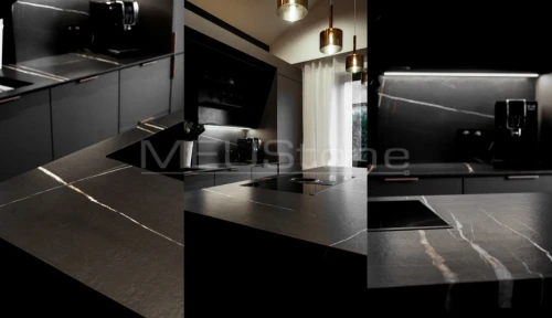 Laminam Sahara Noir - Blaty kuchenne ze spieku - Spieki kwarcowe MEUStone Bielsko-Biała