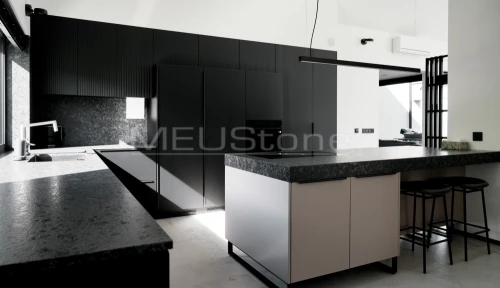 Steel Grey Satyna Granit - Granitowe blaty kuchenne - MEUStone Kamieniarstwo Bielsko-Biała