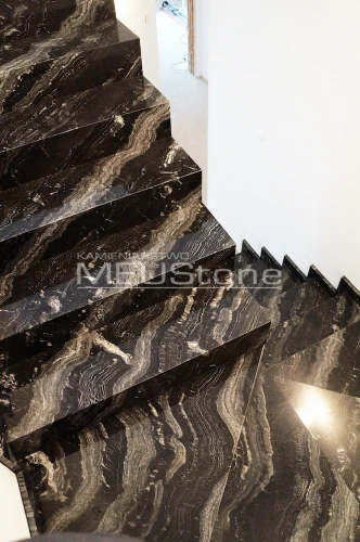 Schody granitowe Agatha Black Kamieniarstwo MEUStone Bielsko-Biała 3