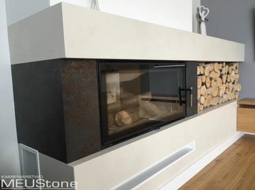 MEUStone Kominki Spieki kwarcowe Laminam